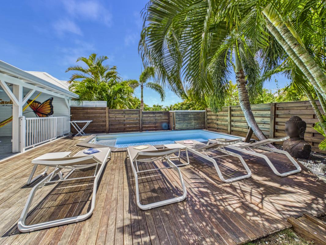 5.Location villa 8 personnes avec piscine et prxomité plage des Raisins Clairs